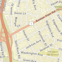 Pelham Manor New York Street Map