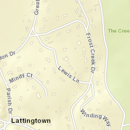 Lattingtown New York Street Map