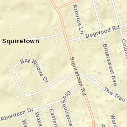 Squiretown New York Street Map