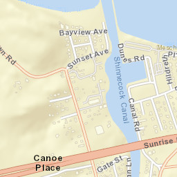 Canoe Place New York Street Map