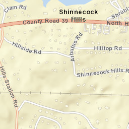 Shinnecock Hills New York Street Map