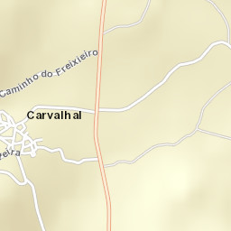 Carvalhal Street Map