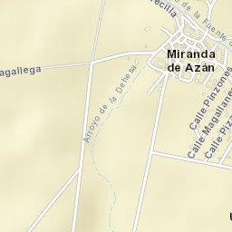 Miranda de Azán Street Map