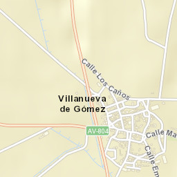 Villanueva de Gómez Street Map