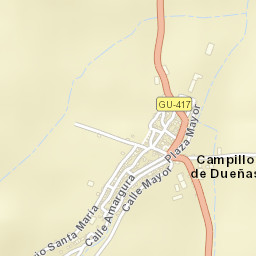 Campillo de Dueñas Street Map