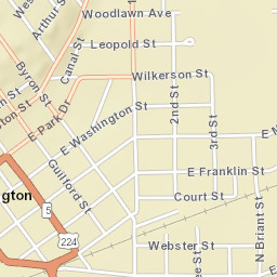 84 North Jefferson Street, Huntington, IN Street Map