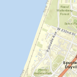 Spuyten Duyvil New York Street Map