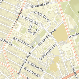 Edenwald Houses New York Street Map