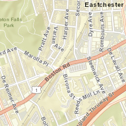 Eastchester New York Street Map