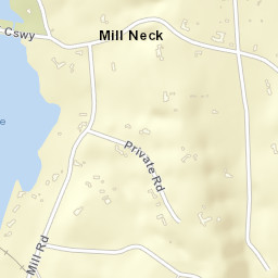 Mill Neck New York Street Map