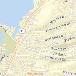 Halesite New York Street Map