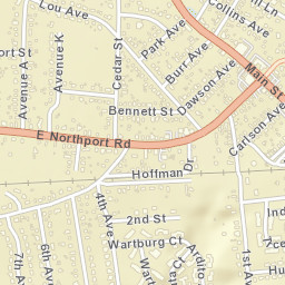 Kings Park New York Street Map