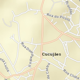 Cucujães Street Map