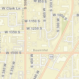 1190-1218 South 300 West, Bountiful, UT Street Map