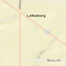 Lattasburg Ohio Street Map