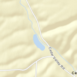 Cedar Valley Ohio Street Map