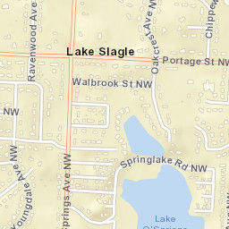 Lake Slagle Ohio Street Map