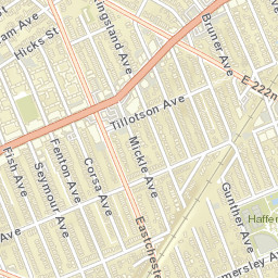 Eastchester Heights New York Street Map