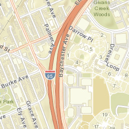 Co-Op City New York Street Map