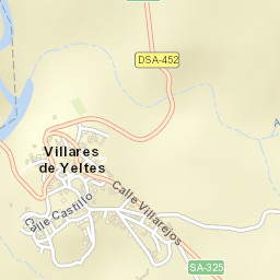 Villares de Yeltes Street Map