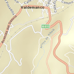 Valdemanco Street Map