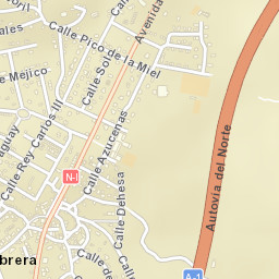 La Cabrera Street Map