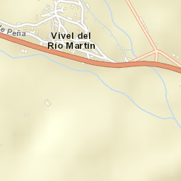Vivel del Río Martín Street Map