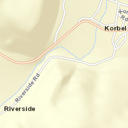 Riverside California Street Map