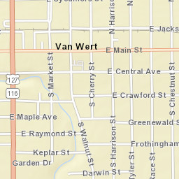 121 Lincoln Highway, Van Wert, OH 45891 Street Map