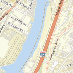 Fordham Hill New York Street Map