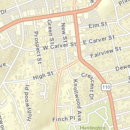 Huntington New York Street Map