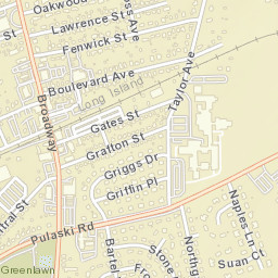 Greenlawn New York Street Map