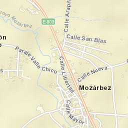 Mozárbez Street Map