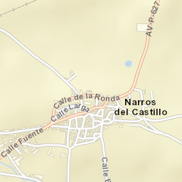 Narros del Castillo Street Map