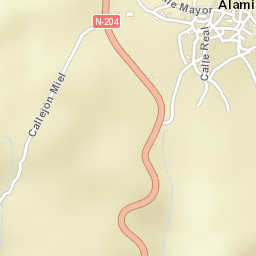 Alaminos Street Map