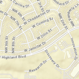 5111 Northwest 9th Street, Lincoln, NE  Street Map