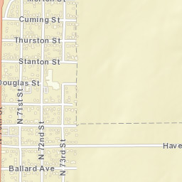 7309 Stanton St Lincoln Nebraska Street Map