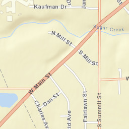 Smithville Ohio Street Map