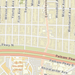 Baychester New York Street Map