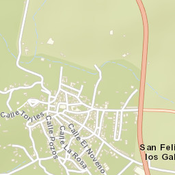San Felices de los Gallegos Street Map