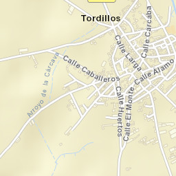 Tordillos Street Map