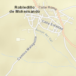 Robledillo de Mohernando Street Map