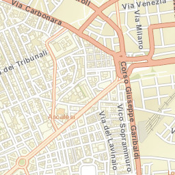 Naples, Italy Street Map
