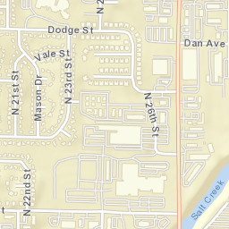 3607-3745 North 27th Street Lincoln Street Map