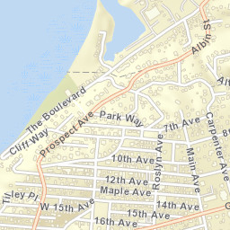 Sea Cliff New York Street Map