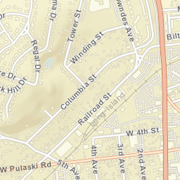 Huntington Station New York Street Map