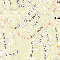 Lake Grove New York Street Map