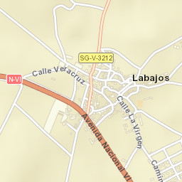 Labajos Street Map