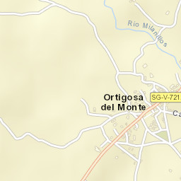 Ortigosa del Monte Street Map