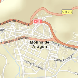 Molina de Aragón Street Map